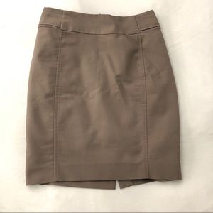 H& M  Khaki Taupe Pencil Skirt  (US 4)